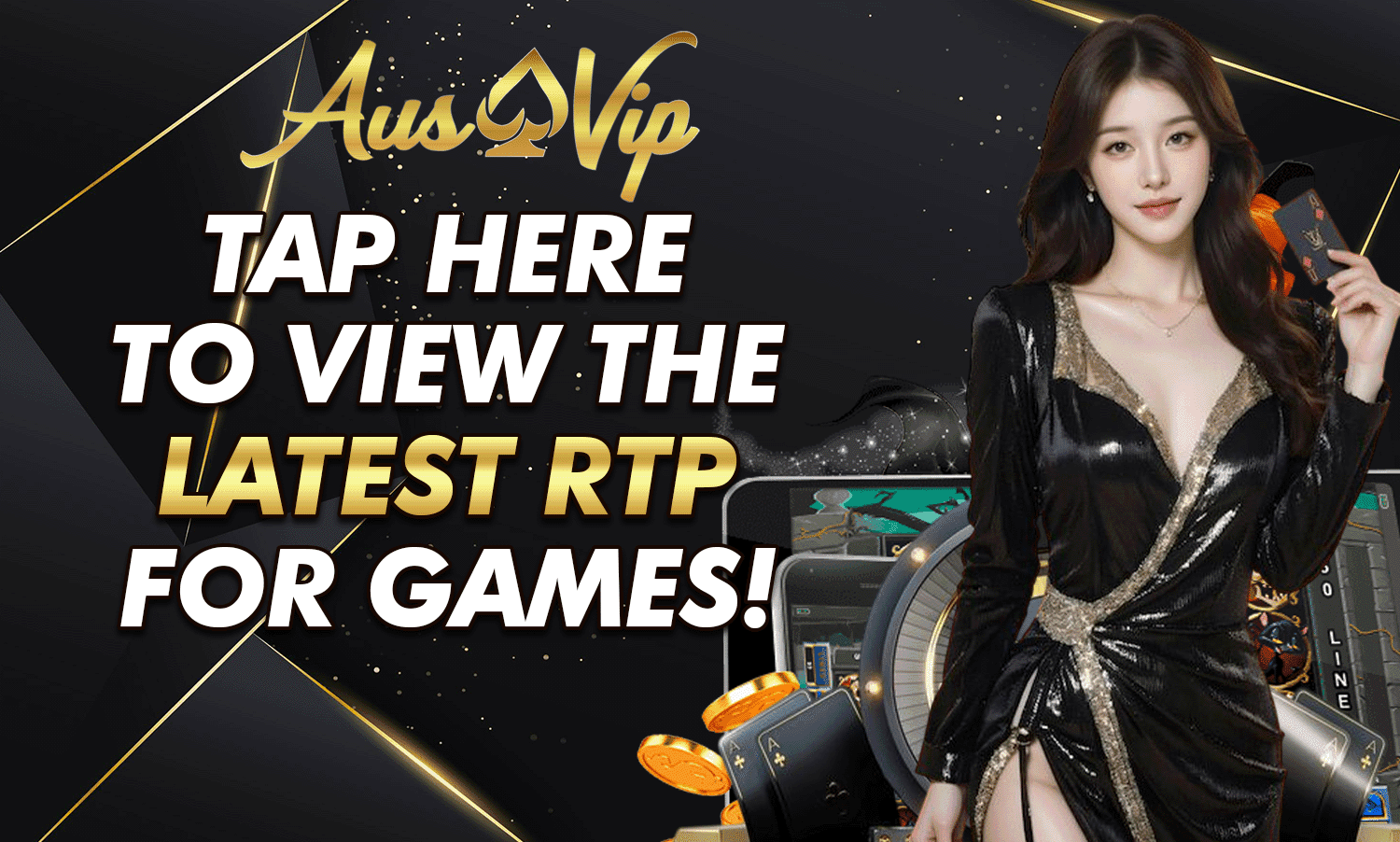 AUSVIP guide inviting members to view the latest game RTP information