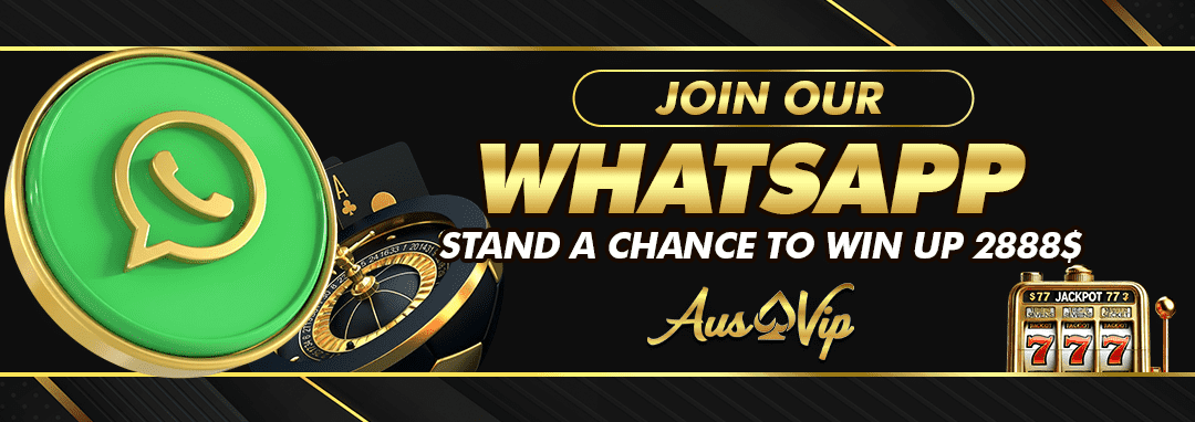 Join the AUSVIP WhatsApp community for promotional news